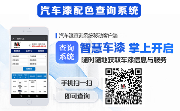 【明邦化工】最新《汽車漆配色查詢系統》正式上線